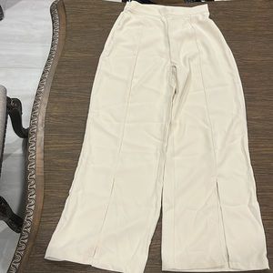 SHEIN PETITE Split Hem Straight Leg Pants - Never Worn